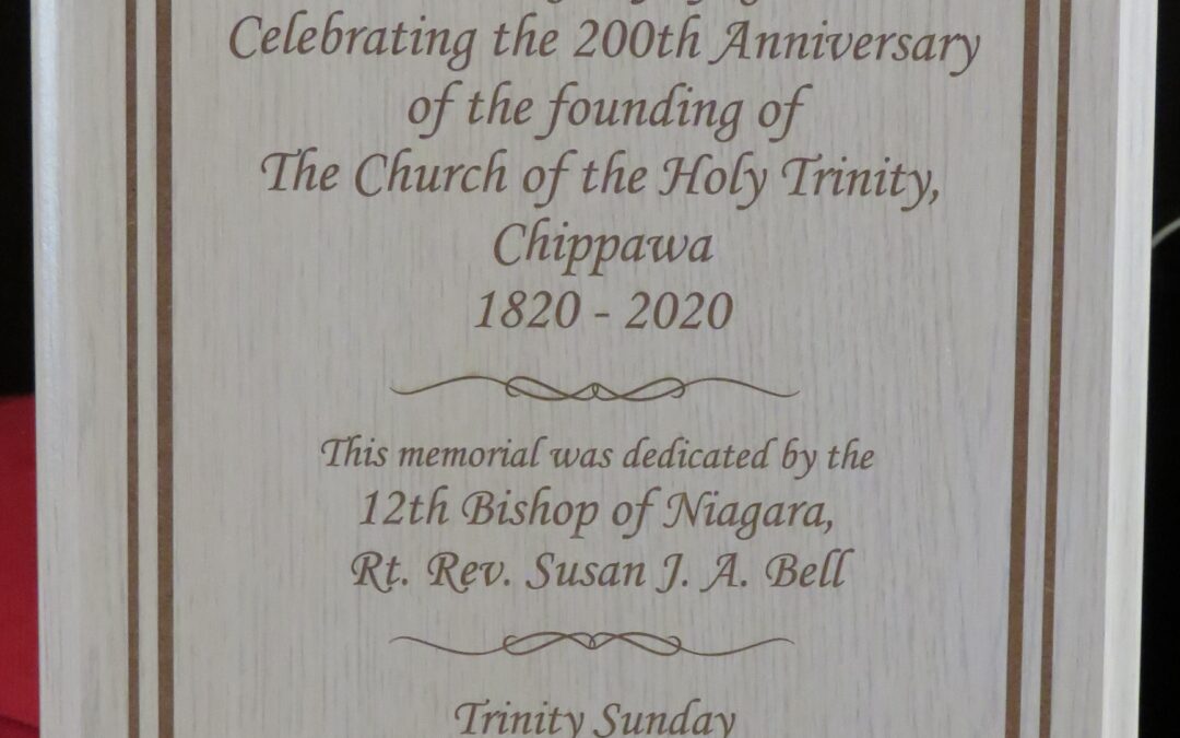 June 19th 200th Anniversary and dedicated a memorial plaque